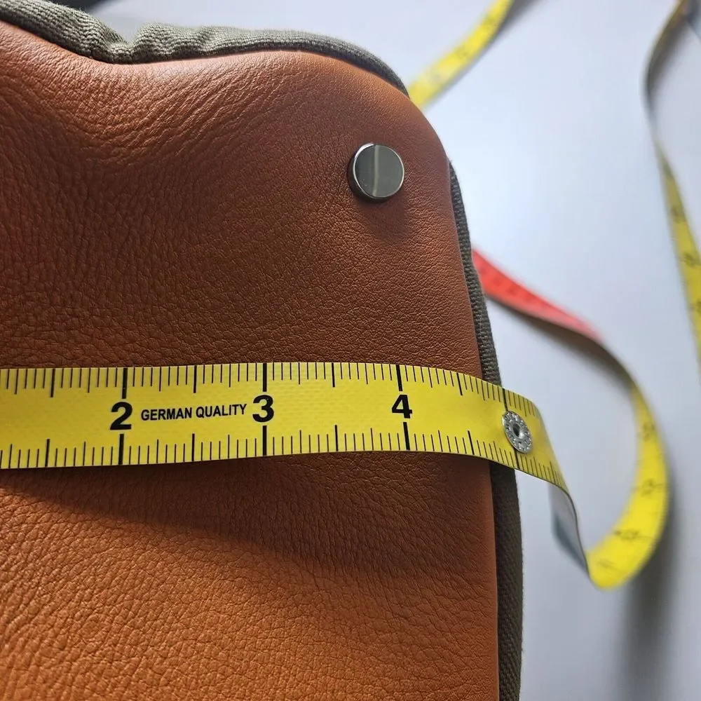 Sam Edelman Sylvia Purse Handbag Crossbody Embroidered Beads Leather Orange Boho - Picture 6 of 14